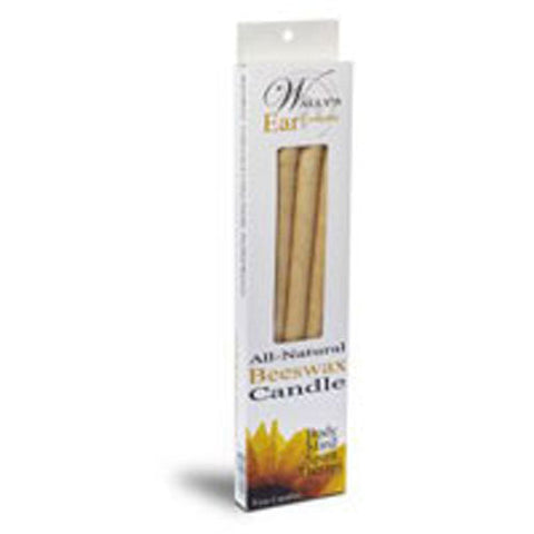 Wallys Natural Products, All Natural Beeswax Candle, 4 PK EA Wallys Natural Products