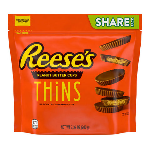 Milk Chocolate Peanut Butter Cups Individually Wrapped Share Pack 7.37 Oz (Case Of 8) by Reese's