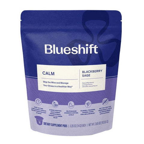 Blueshift Nutrition, Calm Blackberry Sage, 3.64 Oz X 14 Count