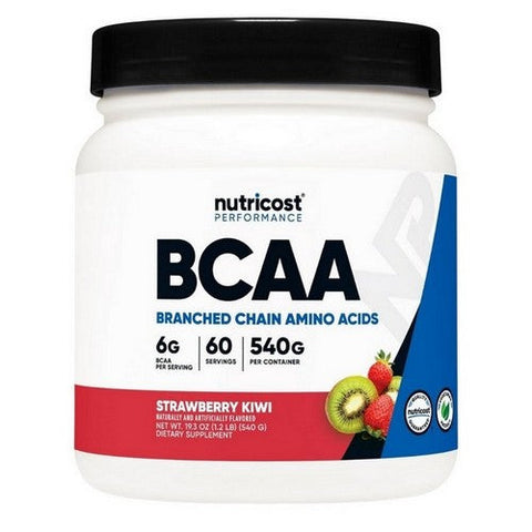 Nutricost, BCAA Powder Strawberry Kiwi, 60 Servings Nutricost