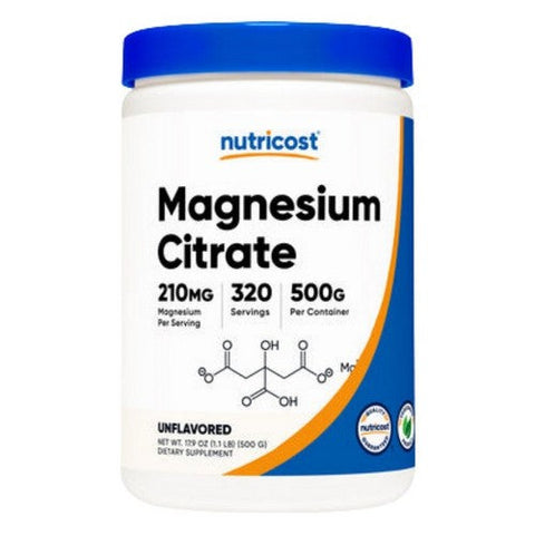Nutricost, Magnesium Citrate Powder, 500 Grams Nutricost
