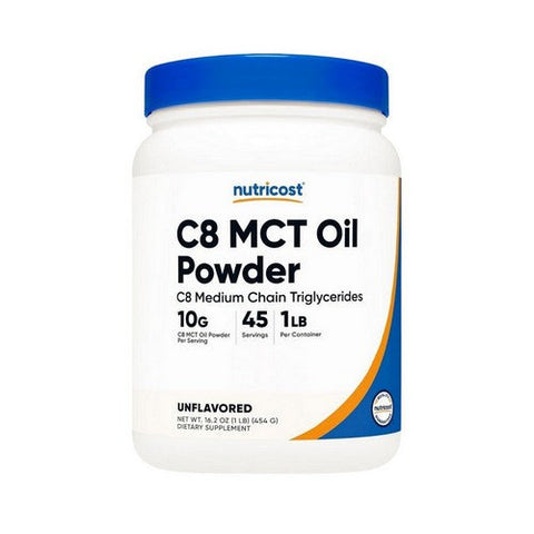 Nutricost, C8 MCT Oil Powder, 1 Lb Nutricost