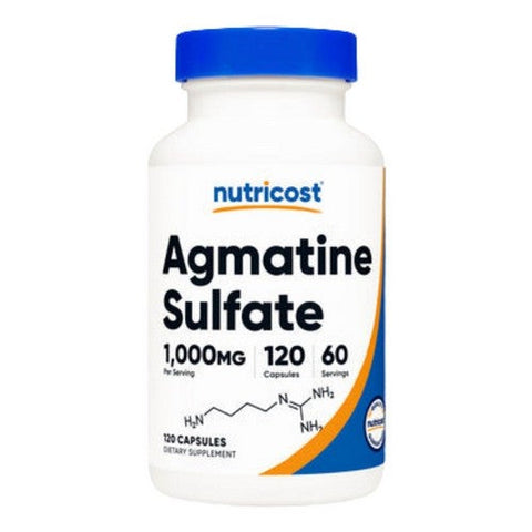 Nutricost, Agmatine Sulfate Capsules, 1000 Mg, 120 Count Nutricost