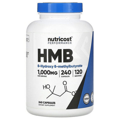 Nutricost, HMB Capsules, 500 Mg, 240 Count Nutricost