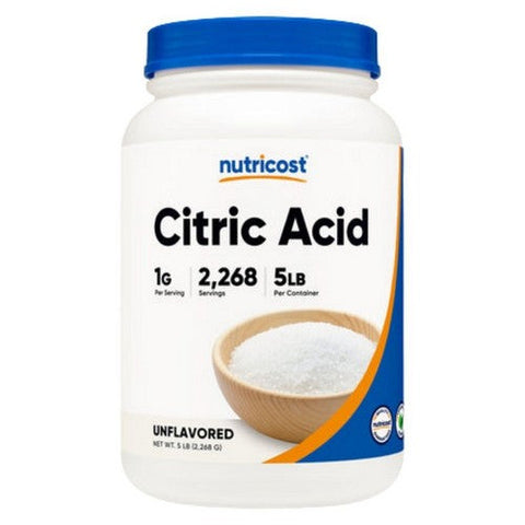 Nutricost, Citric Acid Powder, 5 Lbs Nutricost