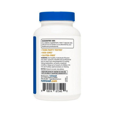 Nutricost, Pygeum Capsules, 5000 Mg, 120 Count Nutricost