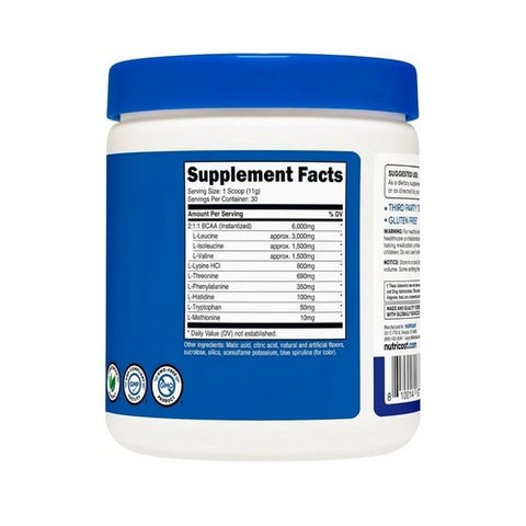 Nutricost, Performance Eaa Blue Raspberry, 30 Serving Nutricost