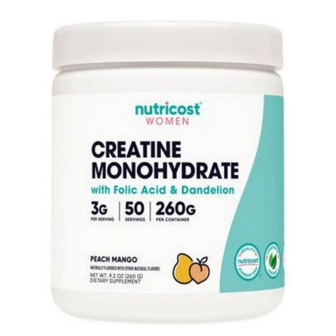 Nutricost, Creatine Monohydrate for Women Peach Mango, 50 Servings Nutricost