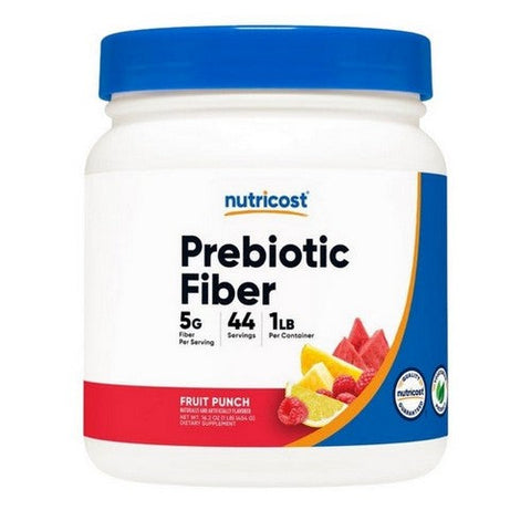 Nutricost, Prebiotic Fiber Powder Fruit Punch, 1 Lb Nutricost