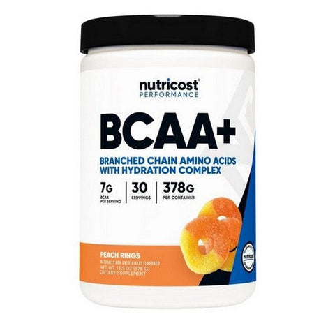 Nutricost, BCAA + Hydration Powder Peach Ring, 30 Serving Nutricost