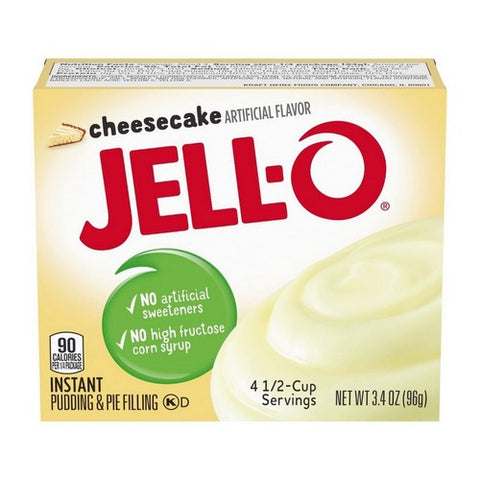 Jello Cheesecake Instant Pudding Mix Box 3.4 Oz (Case Of 24) by Jell-O