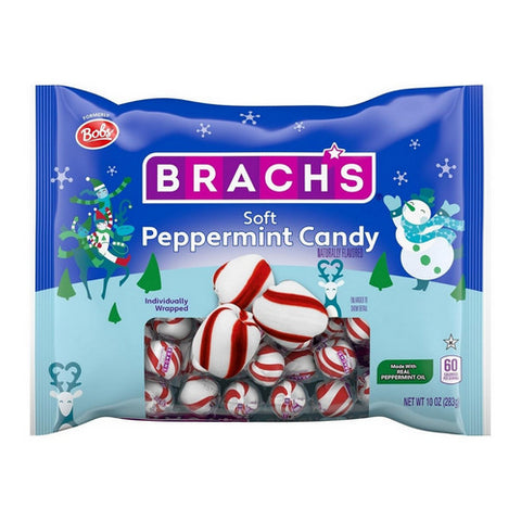 Holiday Soft Peppermint Candy 10 Oz (Case Of 12) by Brach's