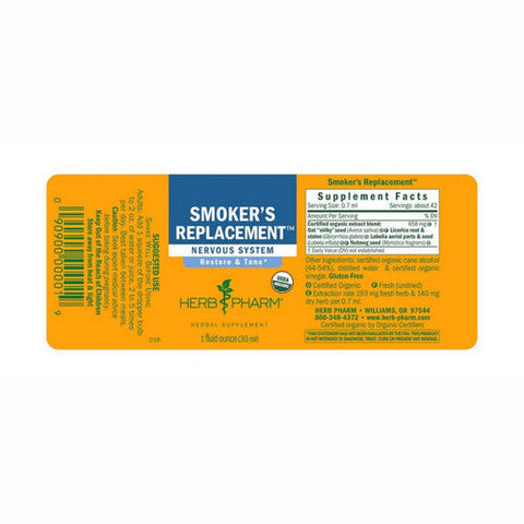 Herb Pharm, Smoker's Replacement, 1 fl oz Herb Pharm