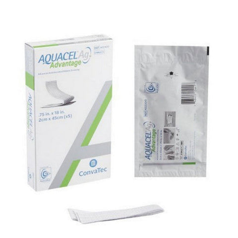 Convatec, Aquacel Advantage Silver Dressing 75 X 18 Inch, Box Of 5 Convatec