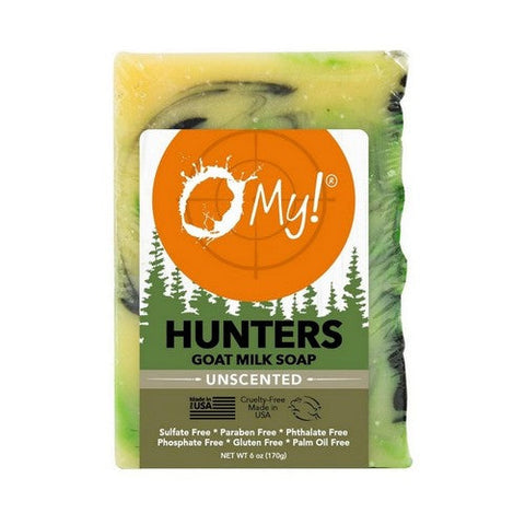 O MY!, Goat Milk Hunter Unscented Soap, 6 Oz O MY!