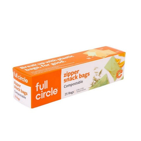Full Circle Home, Compostable Snack Bags, 25 Count