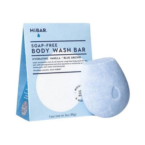 HiBAR, Soap Free Body Wash Bar Vanilla Blue Orchid, 3 Oz HiBAR