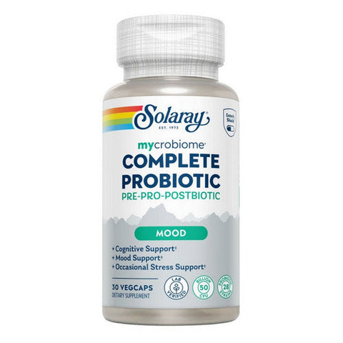 Solaray, Mycrobiome Complete Probiotic Mood, 30 Veg Caps Solaray