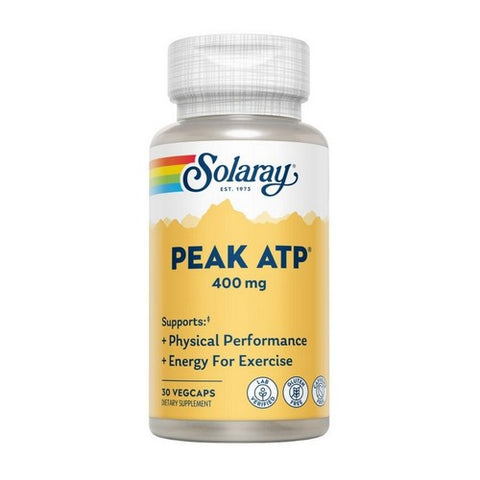 Solaray, Peak ATP, 400 Mg, 30 Veg Caps Solaray