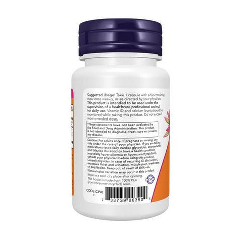 Now Foods, Max Potency Vitamin D3, 50,000 IU, 15 Veg Caps Now Foods