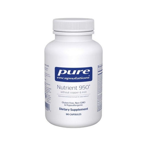 Nutrient 950 W/O Cu & Fe 90 Caps by Pure Encapsulations