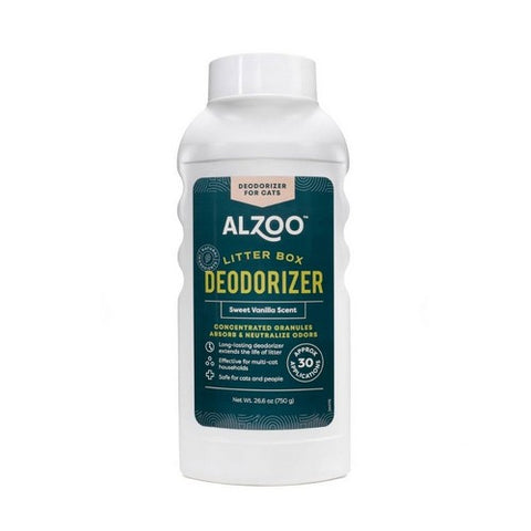 Mineral-Based Cat Litter Deodorizer Sweet Vanilla Scent 26.6 Oz by Alzoo