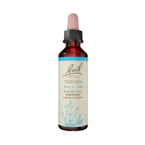 Bach, Flower Essence Vervain, 20 ML Bach