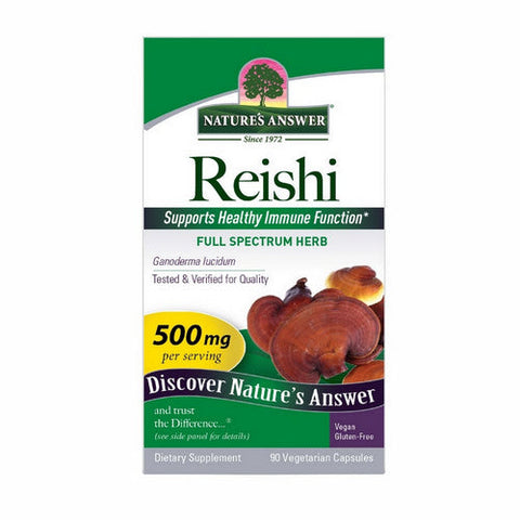 Nature's Answer, Reishi Mushroom, 500 Mg, 90 Veg Caps Nature's Answer