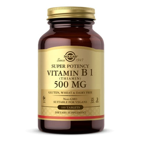 Solgar, Vitamin B1 (Thiamin), 500 mg, 100 Tabs Solgar