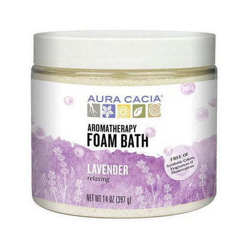 Aura Cacia, Aromatherapy Foam Bath, Lavender 14 oz Aura Cacia