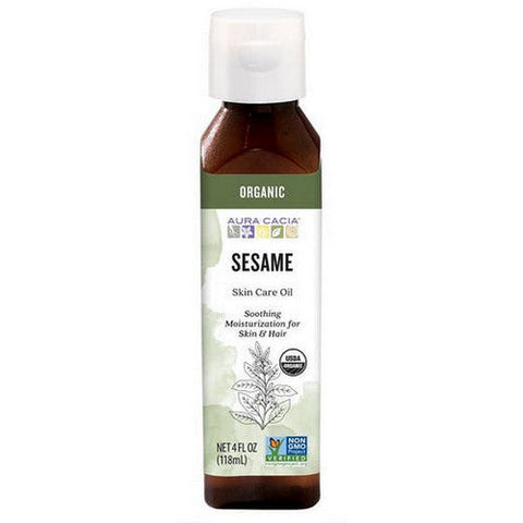 Aura Cacia, Organic Skin Care Oil Protecting Sesame, Sesame 4 fl oz Aura Cacia