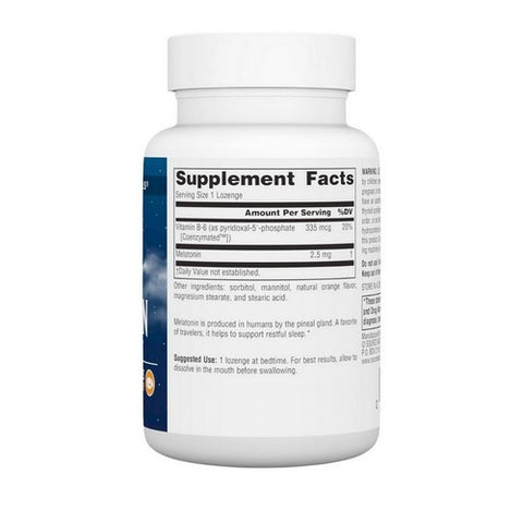 Source Naturals, Sleep Science Melatonin Orange, 2.5 Mg, 240 Lozenges Source Naturals
