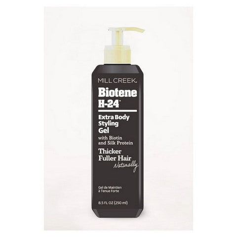 Mill Creek Botanicals, Biotene H-24 Natural Extra Body Styling Gel, Styling Gel 8.5 fl oz Mill Creek Botanicals