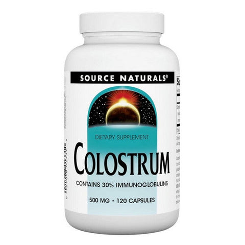 Source Naturals, Colostrum, 500 MG, 120 Caps Source Naturals