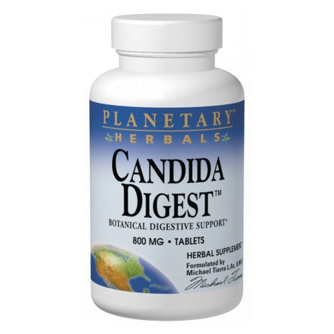 Planetary Herbals, Candida Digest, 180 Tabs Planetary Herbals
