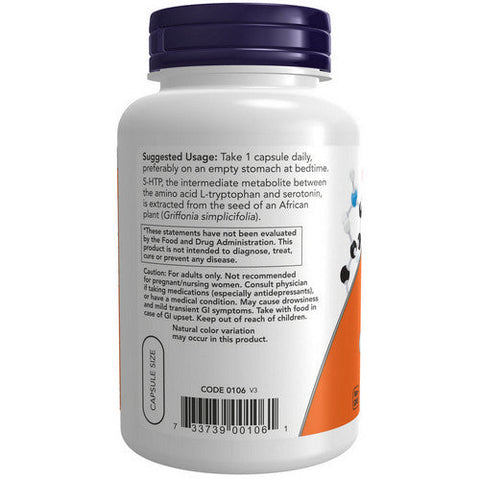 Now Foods, 5-HTP, 100 Mg, 120 Veg Caps Now Foods