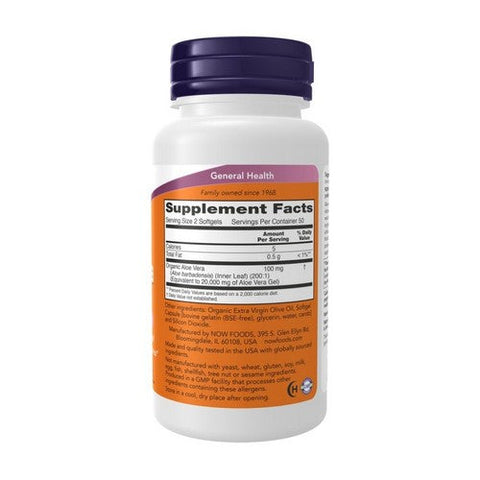 Now Foods, Aloe Vera, 10,000 mg, 100 Softgels Now Foods