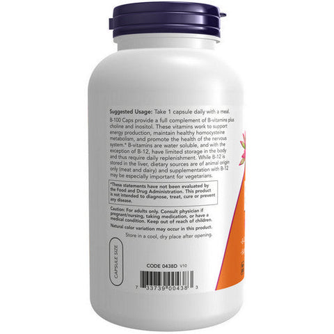 Now Foods, Vitamin B-100, 250 Veg Caps Now Foods