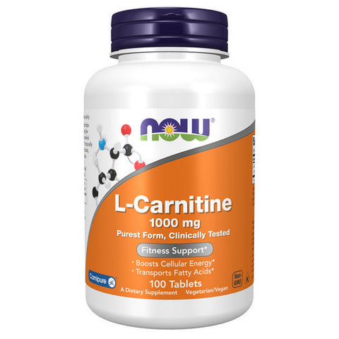 Now Foods, L-Carnitine, 1000 mg, 100 Tabs Now Foods