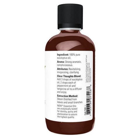 Now Foods, Eucalyptus Oil, 4 Oz Now Foods