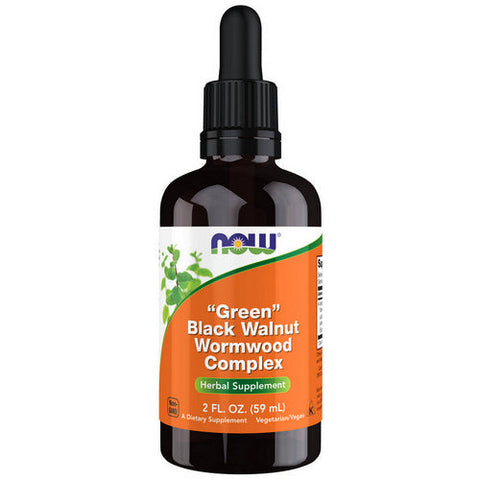 Now Foods, Green Black Walnut Wormwood Complex Liquid, 2 Oz Now Foods