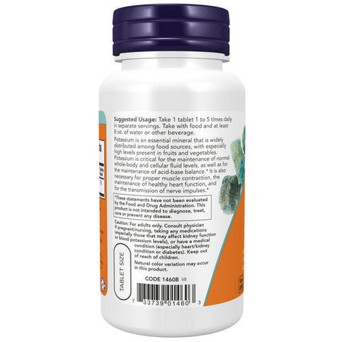 Now Foods, Potassium Gluconate, 99 mg, 100 Tabs Now Foods