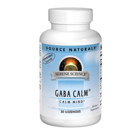 Source Naturals, Gaba Calm, Peppermint 30 Lozenges Source Naturals