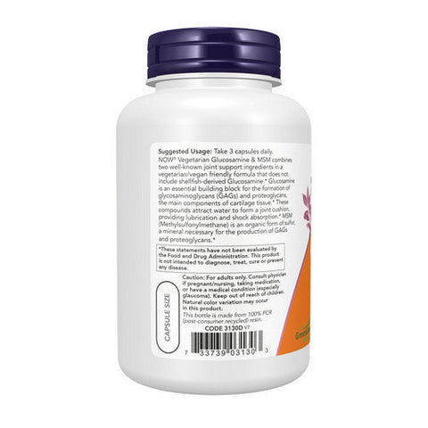 Now Foods, Glucosamine & MSM, 120 Veg Caps Now Foods