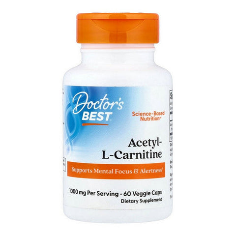 Doctors Best, Acetyl-L-Carnitine With Biosint Carnitines, 500 Mg, 60 Veggie Caps Doctors Best