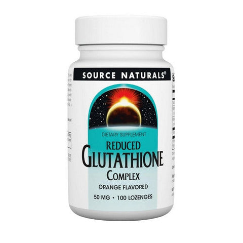 Source Naturals, Glutathione, Orange flavor, 50 mg, 100 Tabs Source Naturals