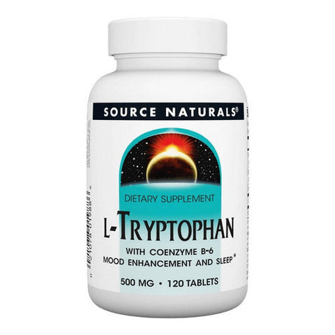 Source Naturals, L-Tryptophan, 500 mg, 120 Tabs Source Naturals