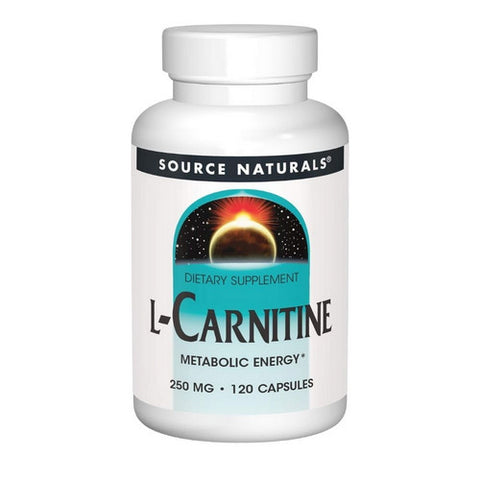 Source Naturals, L-Carnitine, 250 MG, Fumerate 120 Caps Source Naturals