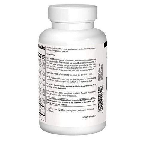 Source Naturals, Life Minerals No Iron, 120 Tabs Source Naturals