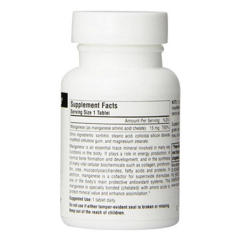 Source Naturals, Manganese Chelate, 10 mg, 100 Tabs Source Naturals